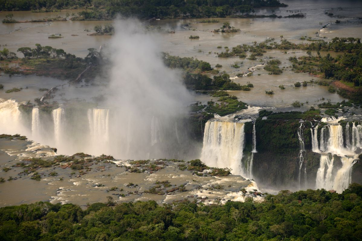 13 Almost To Garganta del Diablo Devils Throat And Rio Iguazu Superior From Brazil Helicopter Tour To Iguazu Falls
